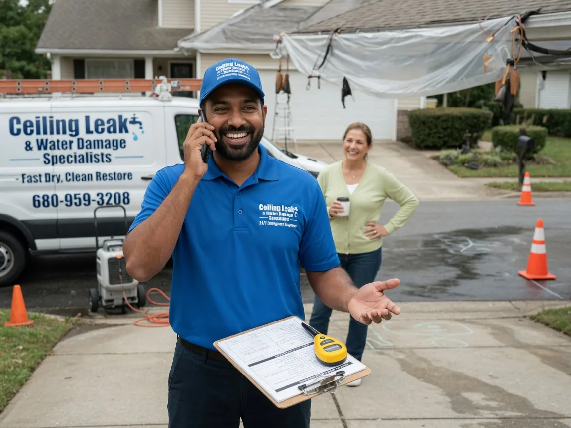 Ceiling Leak Cleanup Hazen, AR FAQs